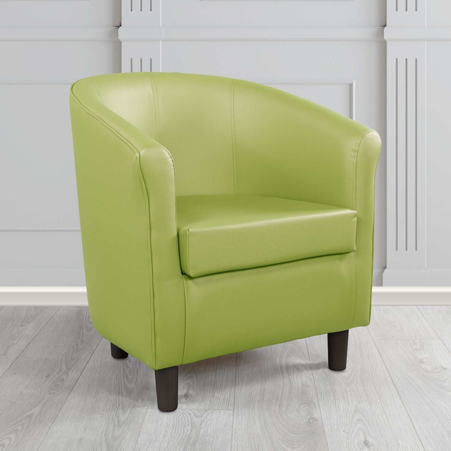 Tuscany Just Colour Pear Antimicrobial Crib 5 Contract Faux Leather Tub Chair - The Tub Chair Shop