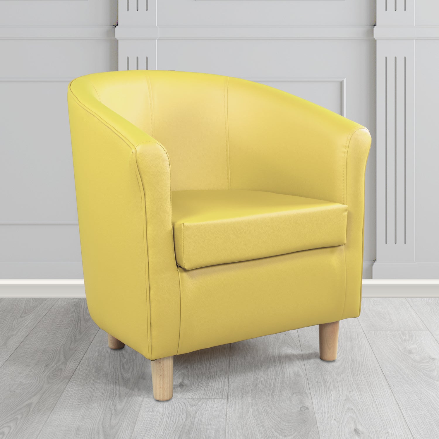 Tuscany Just Colour Primrose Antimicrobial Crib 5 Contract Faux Leather Tub Chair - The Tub Chair Shop