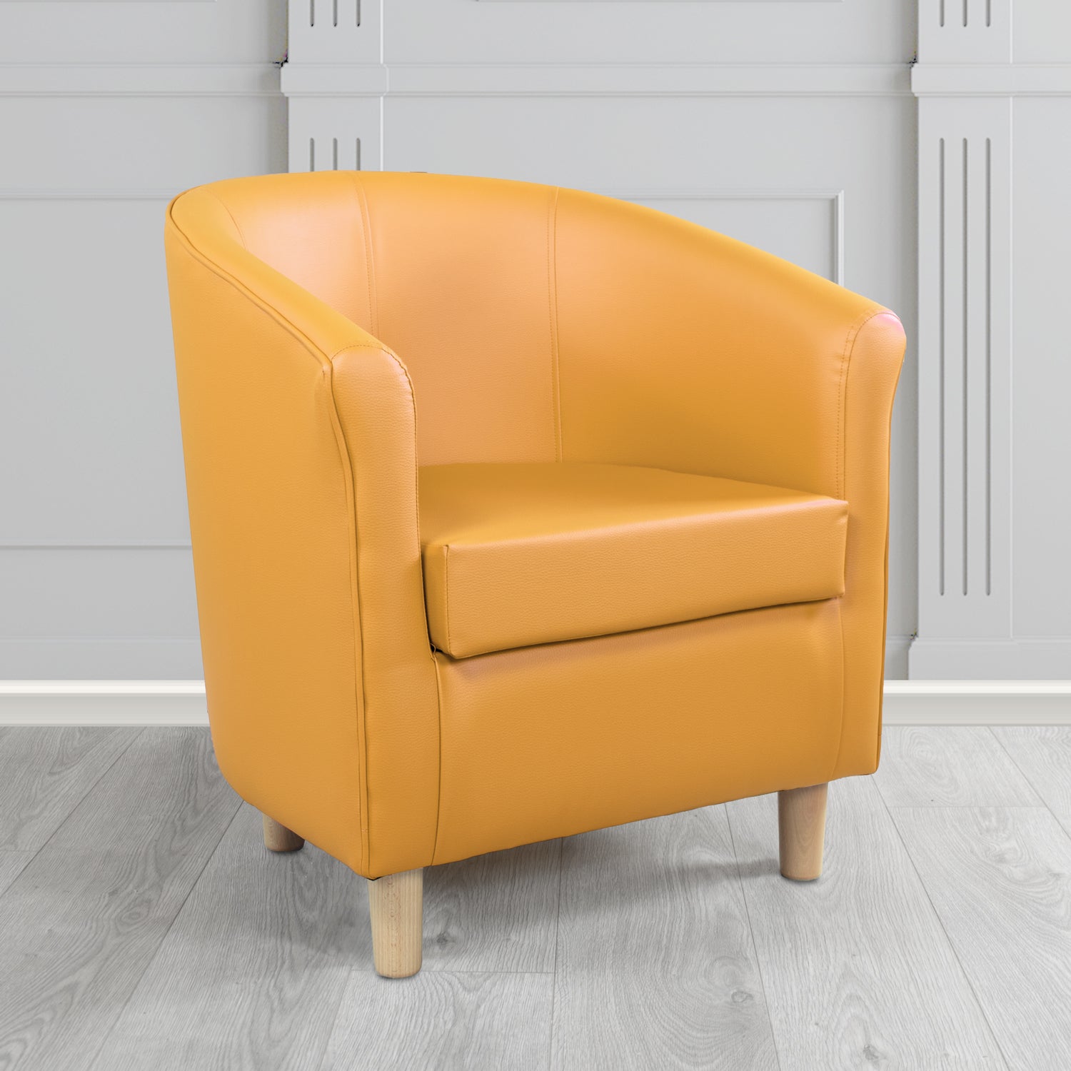 Tuscany Just Colour Sunblush Antimicrobial Crib 5 Contract Faux Leather Tub Chair