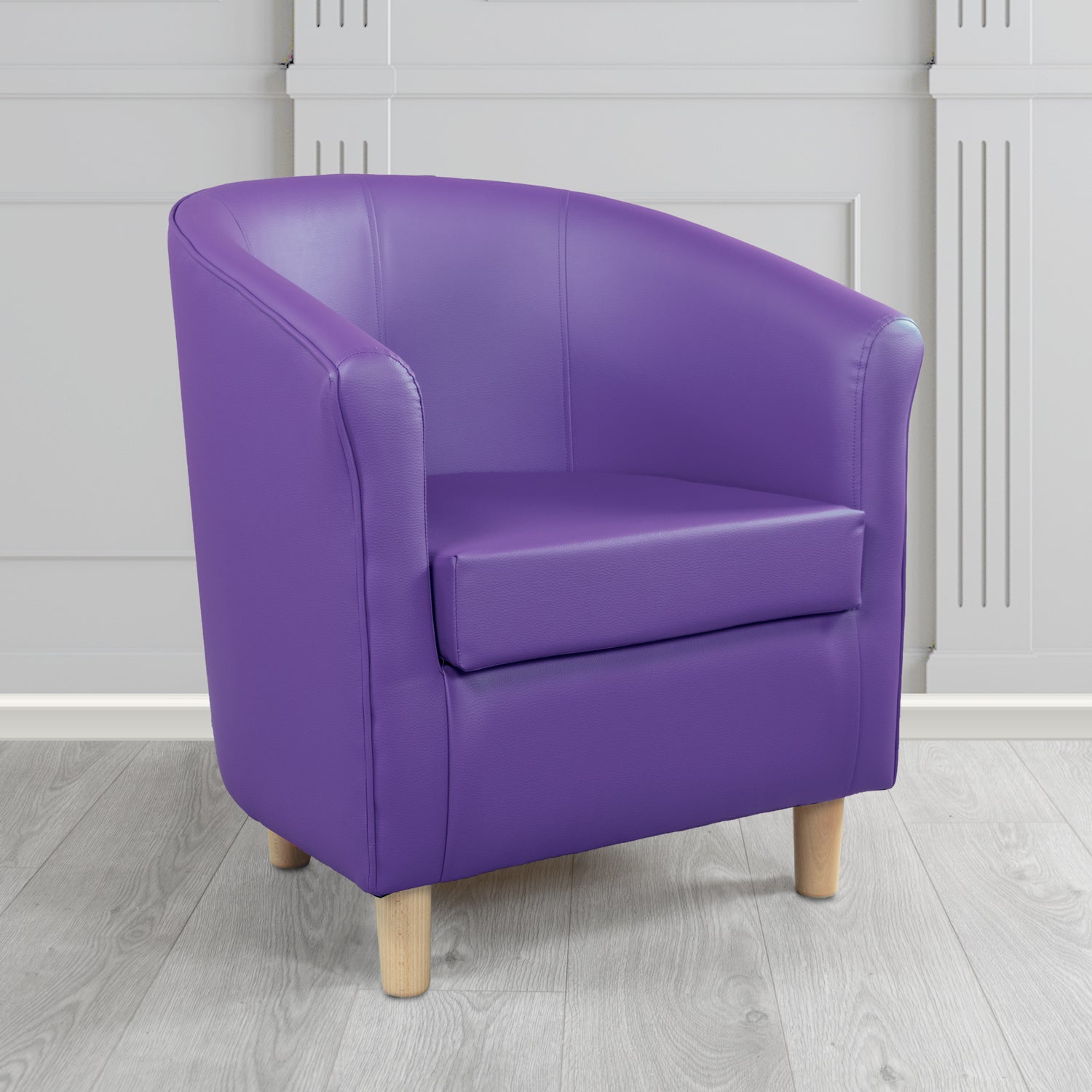 Tuscany Just Colour Ultraviolet Antimicrobial Crib 5 Contract Faux Leather Tub Chair - The Tub Chair Shop