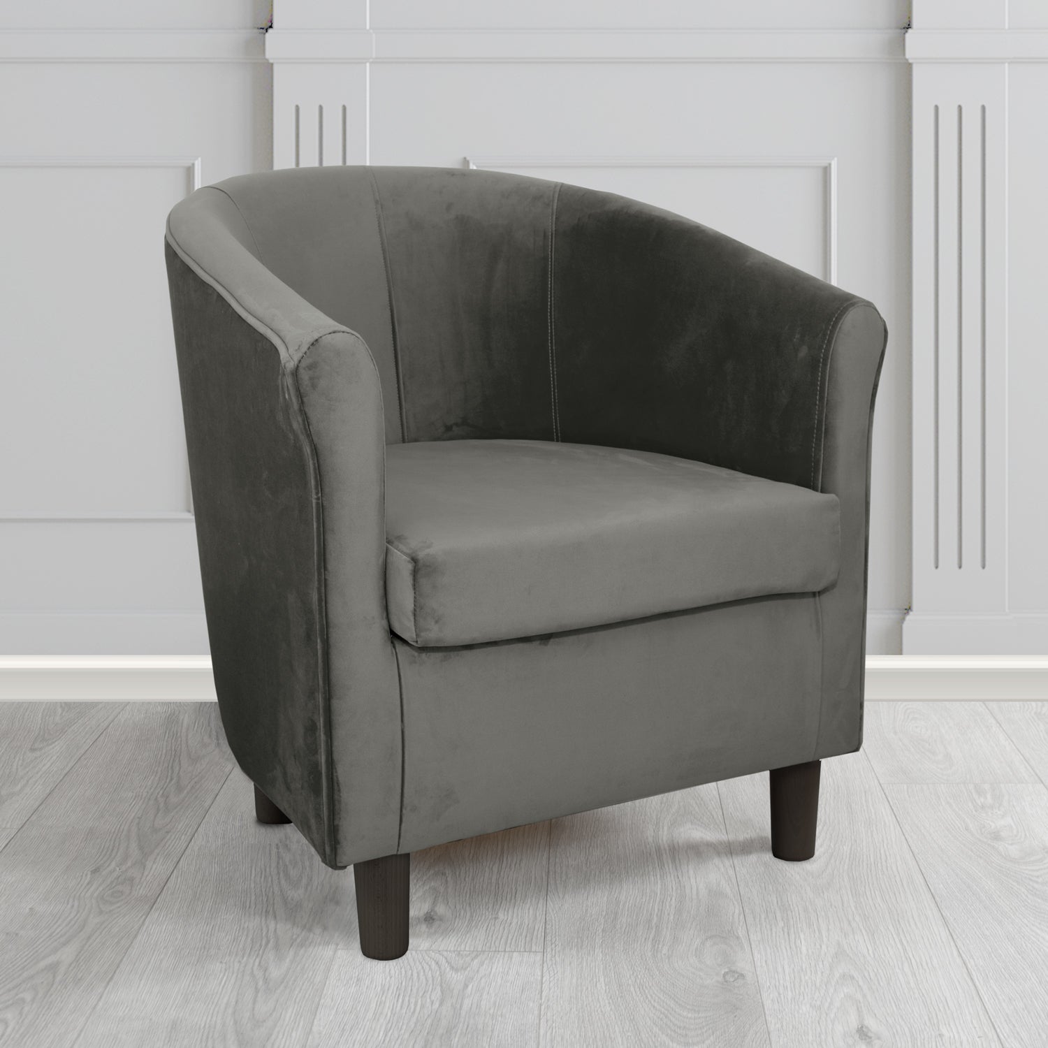 Tuscany Tub Chair in Monaco Plush Velvet Fabric
