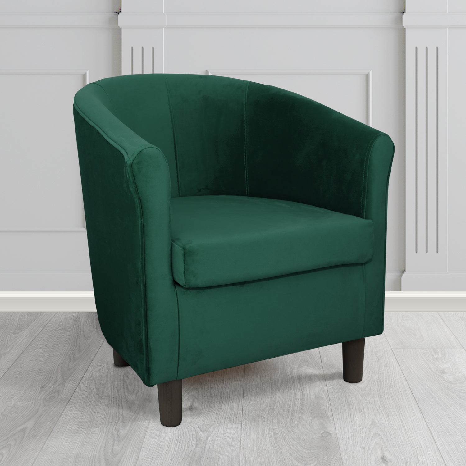 Tuscany Tub Chair in Monaco Plush Velvet Fabric