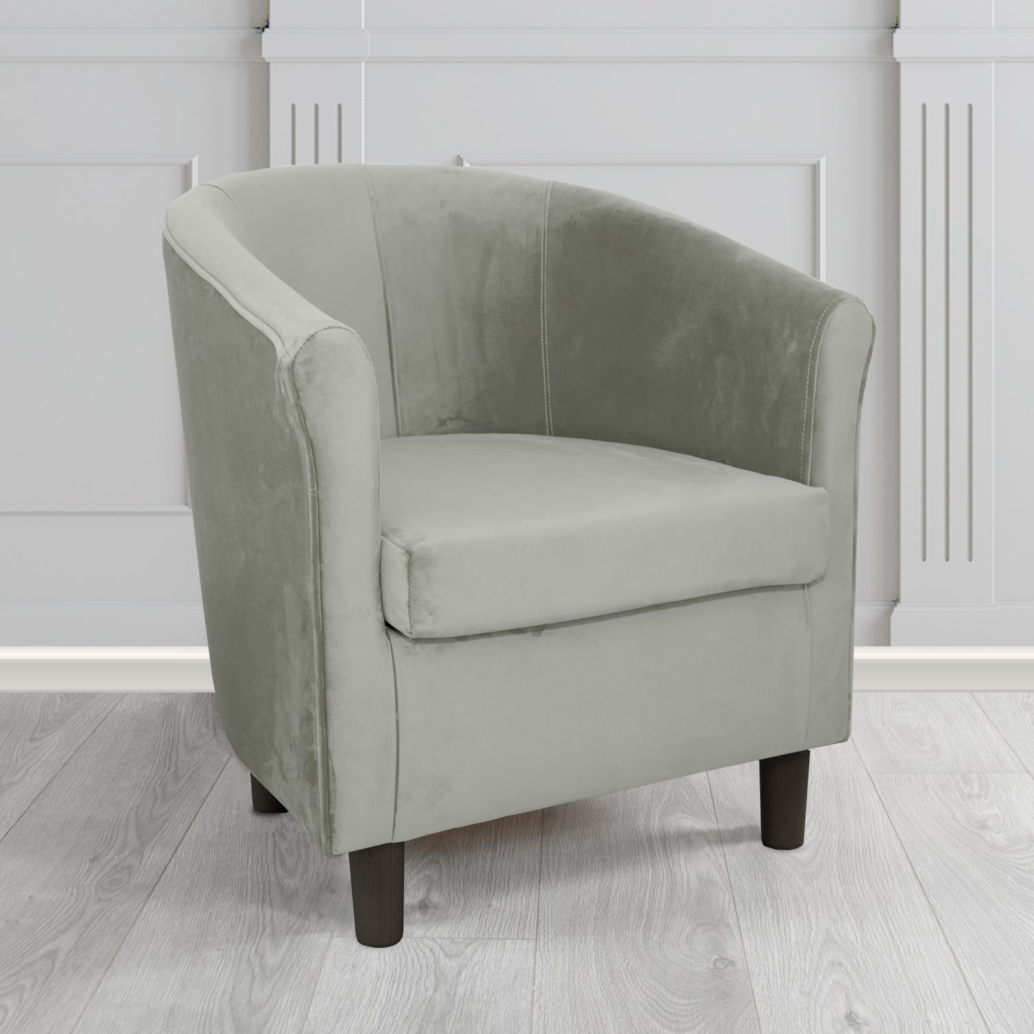 Tuscany Tub Chair in Monaco Plush Velvet Fabric