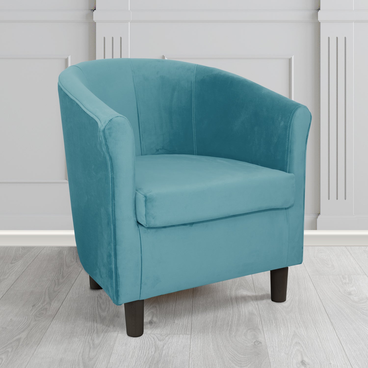 Tuscany Tub Chair in Monaco Plush Velvet Fabric
