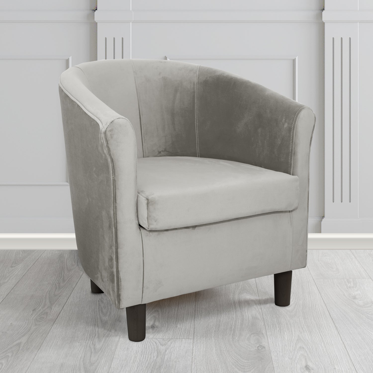 Tuscany Tub Chair in Monaco Plush Velvet Fabric