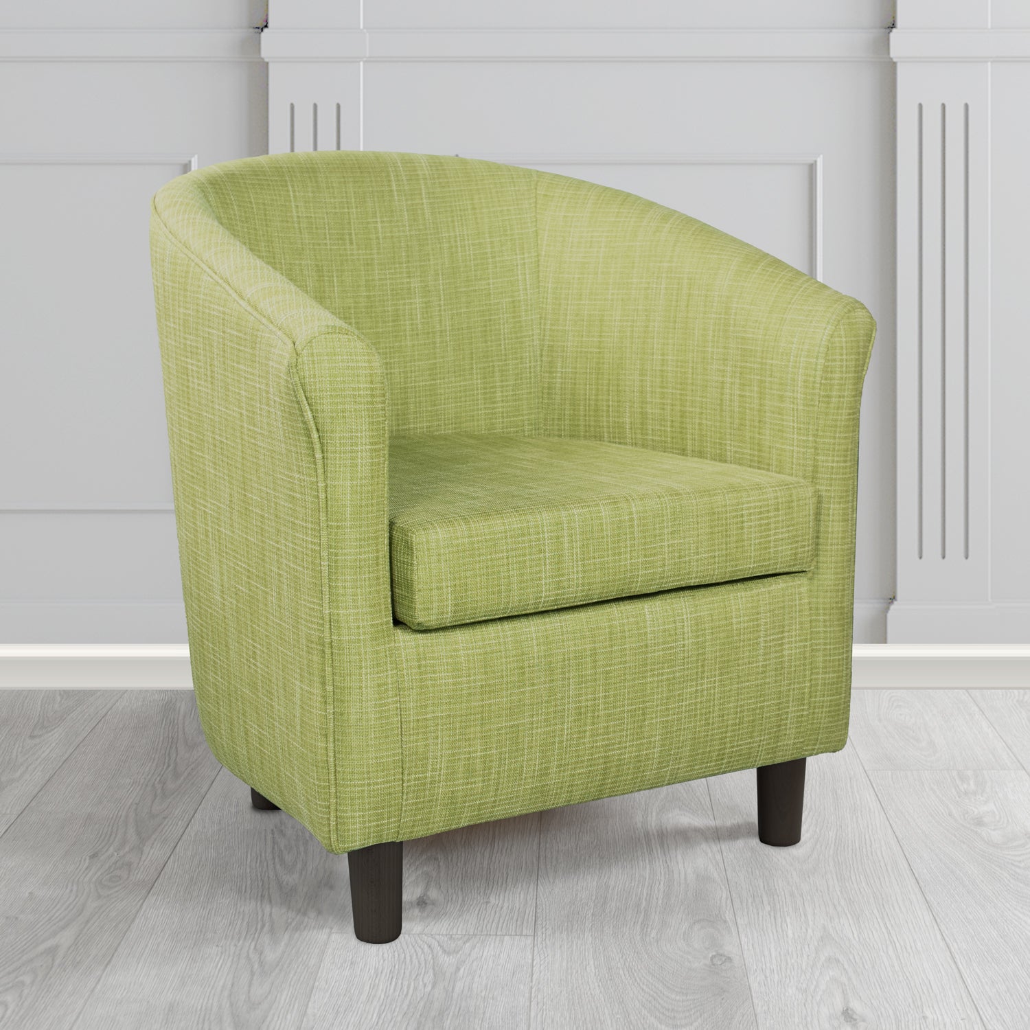 Tuscany Ravel Guacamole Contract Crib 5 Fabric Tub Chair - Antimicrobial & Water-Resistant - The Tub Chair Shop